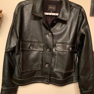 Truth by Republic size M Black faux leather new and never worn. Pet & smoke free